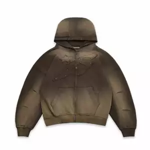 ÁO SWE RIDGE ZIP HOODIE - BROWN
