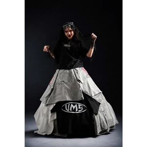 Áo Thun Màu Đen Tribal Cross Chất Liệu Cotton Form Boxy Phong Cách Streetwear Local Brand Việt Nam UMS