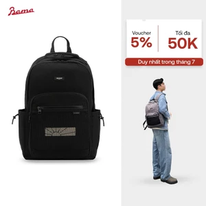 Balo nam nữ đi học đi làm BAMA Mesh Fabric MF103 chống nước nhiều ngăn đựng laptop 13 14 15.6 inch