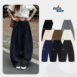 Quần Dài Kẻ Sọc Ống Rộng Outerity Striped / Form Rộng Unisex Mềm Mịn Thoáng Mát Nam Nữ