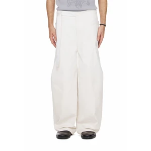 Quần Xếp Ly Dây Đai Eo Màu Trắng Ngà - BEUTER® x PALLADIUM WAIST-STRAP PLEATED PANTS - IVORY WHITE