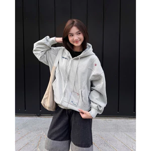 Áo Hoodie Zip DEAR ME Cinder Form Rộng Oversize, Local Brand Chính Hãng