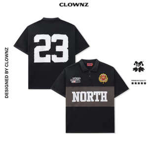 Áo Polo ClownZ L.Z.P.D North Polo Boxy áo phông áo đẹp vải cotton cao cấp áo thun nam nữ unisex
