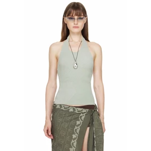 Áo Yếm Dệt Kim Nữ Màu Xanh Rêu - BEUTER® x PALLADIUM WMNS KNIT HALTER TOP - MOSS GREEN