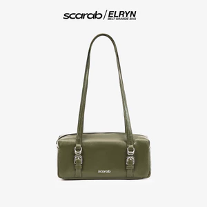 Túi Đeo Vai Da PVC, Túi Xách Thời Trang Scarab Elryn Belt Grande Leather Shoulder Bag