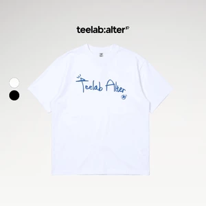 Teelab Alter Regular Cotton Hand Write Tee TS419