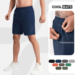 [GIÁ TỐT TRÊN LIVE]Quần thể thao nam 7inch Ultra Short có túi khóa kéo mềm, nhẹ, thoải mái vận động Coolmate