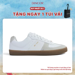 Giày Sneaker Da - GAT Shoes Nam Nữ DC36 White Gum Dincox Shoes