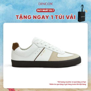 Giày Sneaker Da - GAT Shoes Nam Nữ DC36 White Dune Dincox Shoes