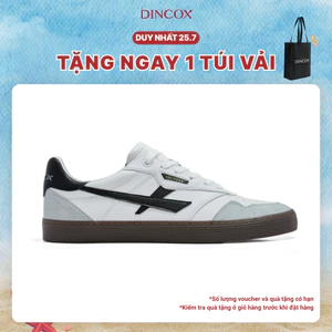 [NEW ARRIVAL] Giày Sneaker Nam Nữ DC48 CITY STRIPE Dincox Shoes Đế Bằng - Da phối Suede Cao Cấp