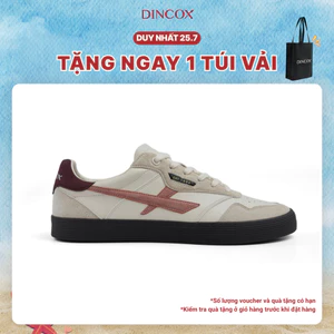 [NEW ARRIVAL] Giày Sneaker Nam Nữ DC48 BRICK SUNSET Dincox Shoes Đế Bằng - Da phối Suede Cao Cấp