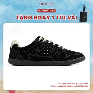 [NEW ARRIVAL] Giày Sneaker Nam Nữ Da Suede Cao Cấp Dincox Shoes DC50 RAVEN