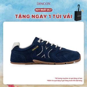 [NEW ARRIVAL] Giày Sneaker Nam Da Suede Cao Cấp Dincox Shoes DC51 DEEP OCEAN