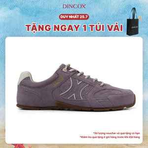 [NEW ARRIVAL] Giày Sneaker  Nữ Da Suede Cao Cấp Dincox Shoes DC51 VIOLET DUSK