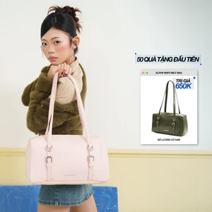 Túi xách đeo vai SCARAB ELRYN BELT VENTI PINK thời trang nam nữ đựng iPad 11 inch, điện thoại, ví, đồ trang điểm