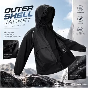 Áo Khoác Gió 1 lớp Nam OUTER SHELL JACKET TORANO Công Nghệ Cao Cấp Smart Tech, Chống Thấm, Cản Gió, Giữ ấm GWCW907