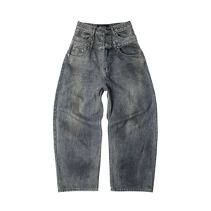 DOUBLE-WAISTED BAGGY JEANS / QUẦN JEAN HAI LƯNG / BLUEROCK
