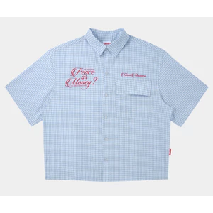 ÁO SƠ MI BOXY TAY NGẮN U2M2 - PEACE OR MONEY SHIRT