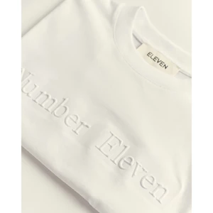 Eleven - Áo Thun Unisex Nam Nữ In Nổi Number Eleven | Màu Trắng
