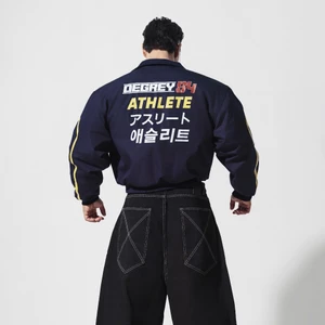 Áo khoác bomber Degrey Japan Korea màu navy - BOMBNAVY