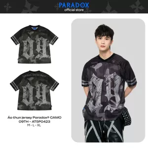 Áo thun oversize jersey CAMO 09TH vải mesh AT5P0423