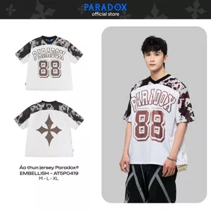 Áo thun jersey EMBELLISH vải mesh AT5P0419