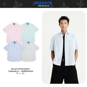 Áo sơ mi tay ngắn CASUALLY SHIRT Cotton Oxford PARADOX SM5P0402