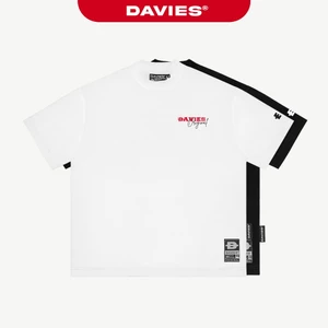 Áo phông form rộng in tràn viền DAVIES local brand nam nữ thun cotton co giãn màu đen, trắng Tee Unbound I D37-T7