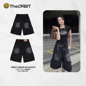 Quần Short Nam Nữ The ORBIT - ORBIT CARGO  BLACKOUT - Local Brand Chính Hãng