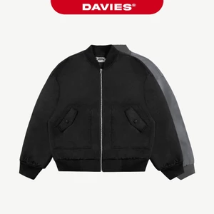 Áo khoác dù 2 lớp local brand DAVIES chống nước siêu bền, siêu ấm nam, nữ màu đen, xám Protex Jacket| D22-AK1