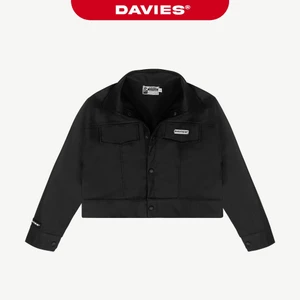 Áo khoác da nữ croptop DAVIES dáng ngắn leather cropped jacket local brand | D15-AK32