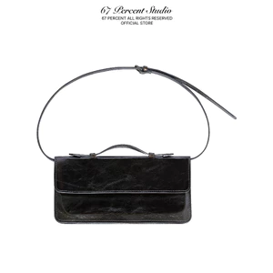 Túi Da Bóng Cao Cấp Dáng Dài Sang Trọng Phong Cách 67PERCENT/ 67% - SATCHEL BAG
