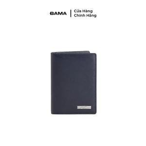 Ví nam nữ da bò BAMA Wallet W603 nhiều ngăn dáng ngang siêu mỏng gọn nhẹ chất liệu da saffiano chống xước