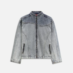 Áo NEEDS OF WISDOM Contoured Denim Jacket - Blue - Local Brand Chính Hãng
