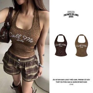 TANKTOP DA BEO LOGO THÊU CALLME BABY  FFCLUB
