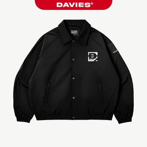 Áo khoác dù nam nữ form rộng DAVIES basic jacket local brand in hình sau lưng | D29-AK2