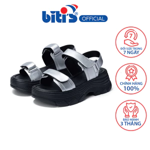 Sandal thông dụng đế PU phun Nữ Biti's BPW006700BAC (Bạc)