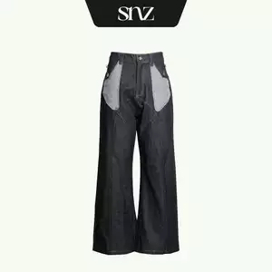 Quần Jeans Wide Leg SNAZZY Unisex Nam Nữ Ống Rộng Chính Hãng - REBEL RAW LINE