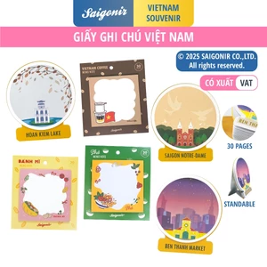 Giấy Note Giấy Ghi Chú 30 Tờ Hình Danh Lam Thắng Cảnh Việt Nam Quà Tặng Quà Lưu Niệm Saigonir