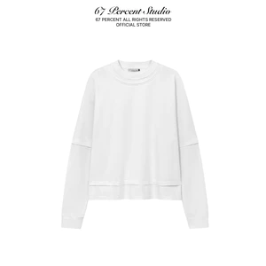 Áo Nỉ Hai Lớp Tay Dài Phong Cách 67PERCENT/67% - LAYERED OVERSIZED LONGSLEEVES