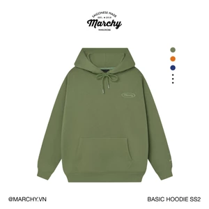 MARCHY - Basic Hoodie SS2 - Áo khoác nỉ tròng đầu