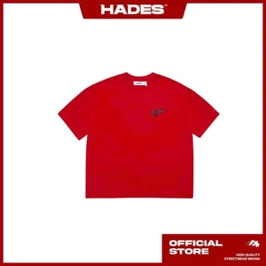 HADES Shooting Star Tee - HADES Brand Chính Hãng Áo thun tay lỡ Unisex Coton / Đỏ