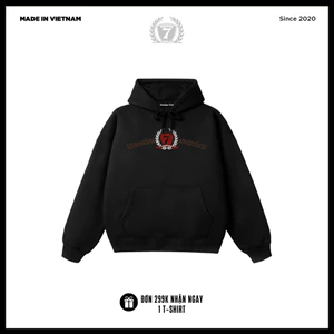 Áo Hoodie Nỉ Bông Unisex Banawa - Hoodie Black Bling | Local Brand Chính Hãng
