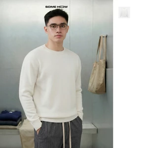[N] Áo Len Oversize White Embroidered Vải Len Mềm Mại Ấm Áp Phong Cách Hàn Quốc, AL0006 SOME HOW STORE