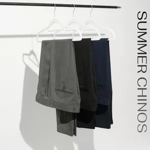 Quần kaki nam SLIMFIT CHINOS TORANO dáng basic túi chéo form chuẩn GABK014