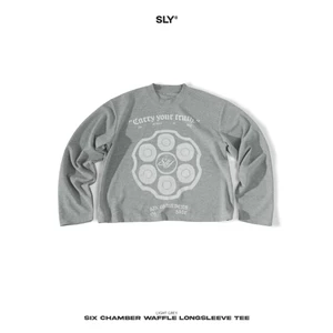 Áo thun tay dài SLY Longsleeve Waffle Six Chamber Grey