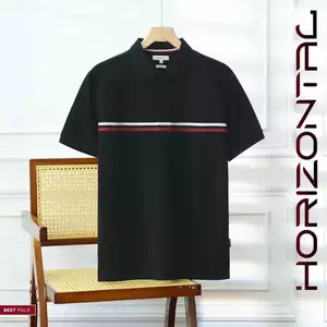 [LUXURY ITEM] Áo HORIZONTAL POLO TORANO kẻ bo tay phối màu trẻ trung, chống nhăn, thấm hút , co giãn thoải mái GSTP067