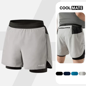 [GIÁ TỐT TRÊN LIVE]Quần Shorts thể thao chạy bộ 2 lớp Fast & Free III Coolmate