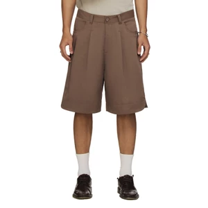 Quần short dáng lửng xếp ly Beuter - BEUTER® PLEATED SHORTS - WOODBURN BROWN