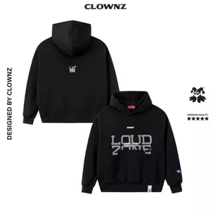 Áo hoodie LOUDZONE Basic Black Hoodie local brand form rộng đồ mùa đông nam nữ unisex